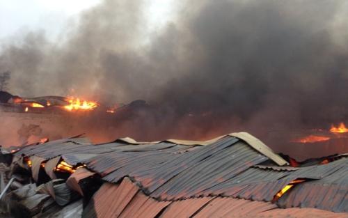 Cháy ở KCN Vĩnh Tuy: Công ty Diana thiệt hại 10 tỷ đồng