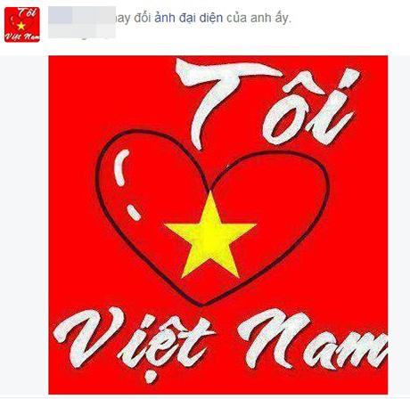 Giới trẻ 'dậy sóng' đổi avatar hình cờ Tổ quốc, hướng về biển Đông
