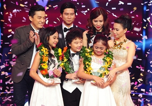Thiện Nhân hội ngộ Quang Anh tại Gala The Voice Kids