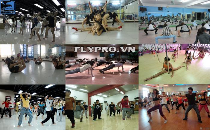 Sự khác biệt giữa tập nhảy (vũ đạo), tập aerobic và tập yoga.